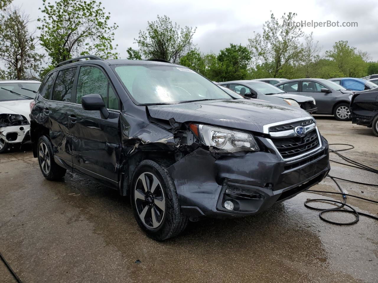 2018 Subaru Forester 2.5i Limited Charcoal vin: JF2SJAJC2JH543858