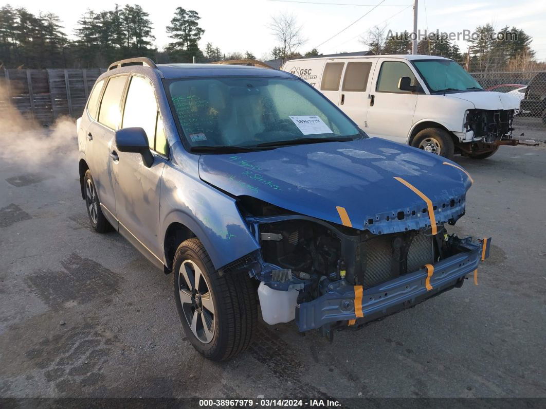 2018 Subaru Forester 2.5i Limited Blue vin: JF2SJAJC4JH532022