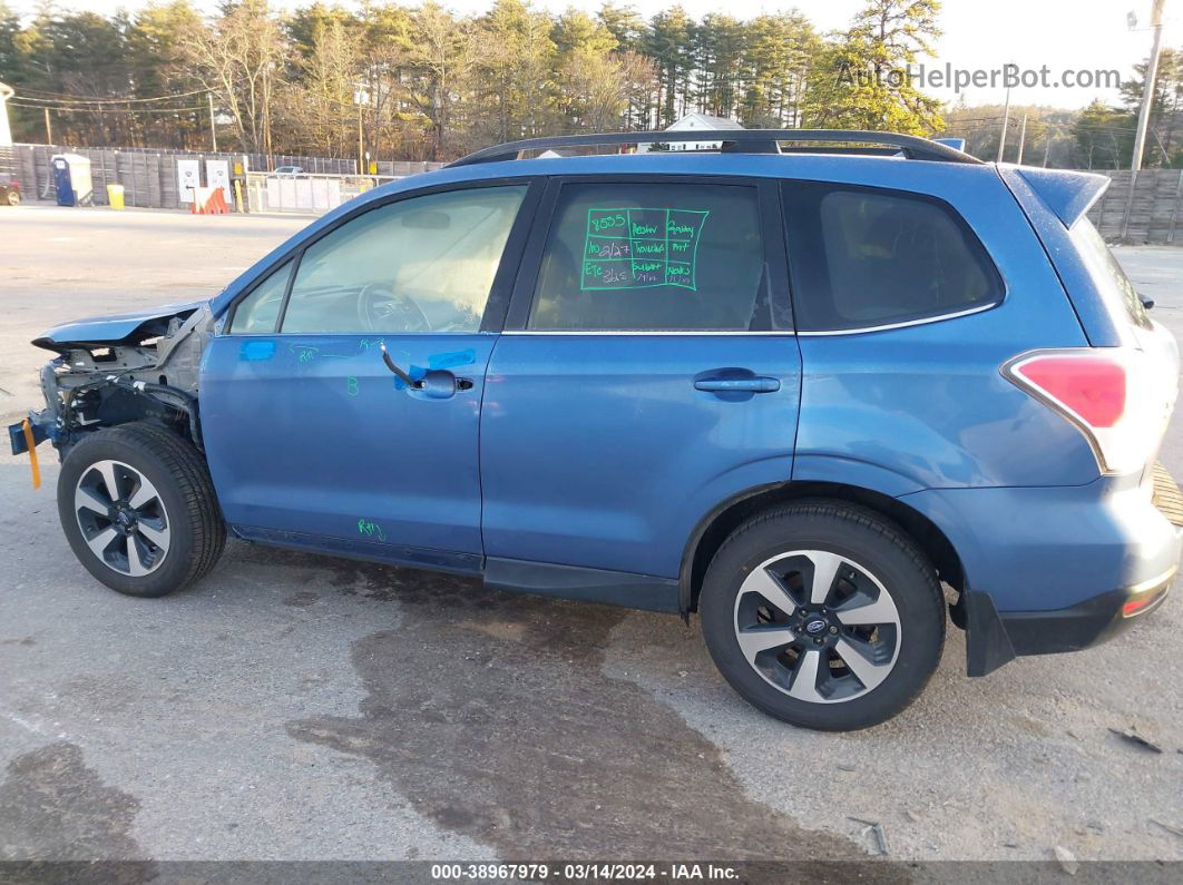 2018 Subaru Forester 2.5i Limited Blue vin: JF2SJAJC4JH532022