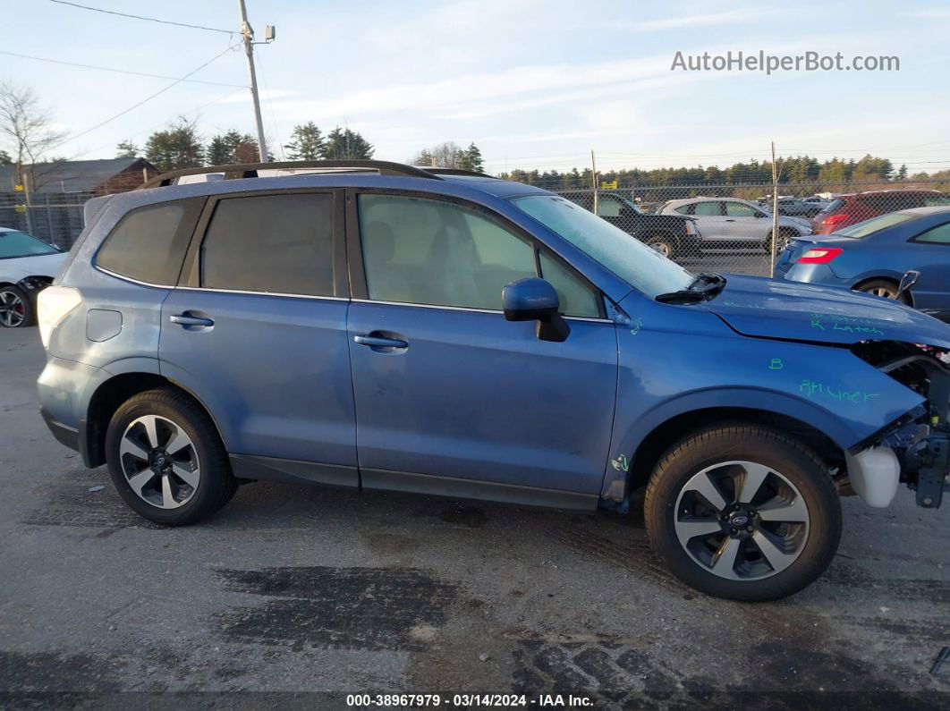 2018 Subaru Forester 2.5i Limited Blue vin: JF2SJAJC4JH532022