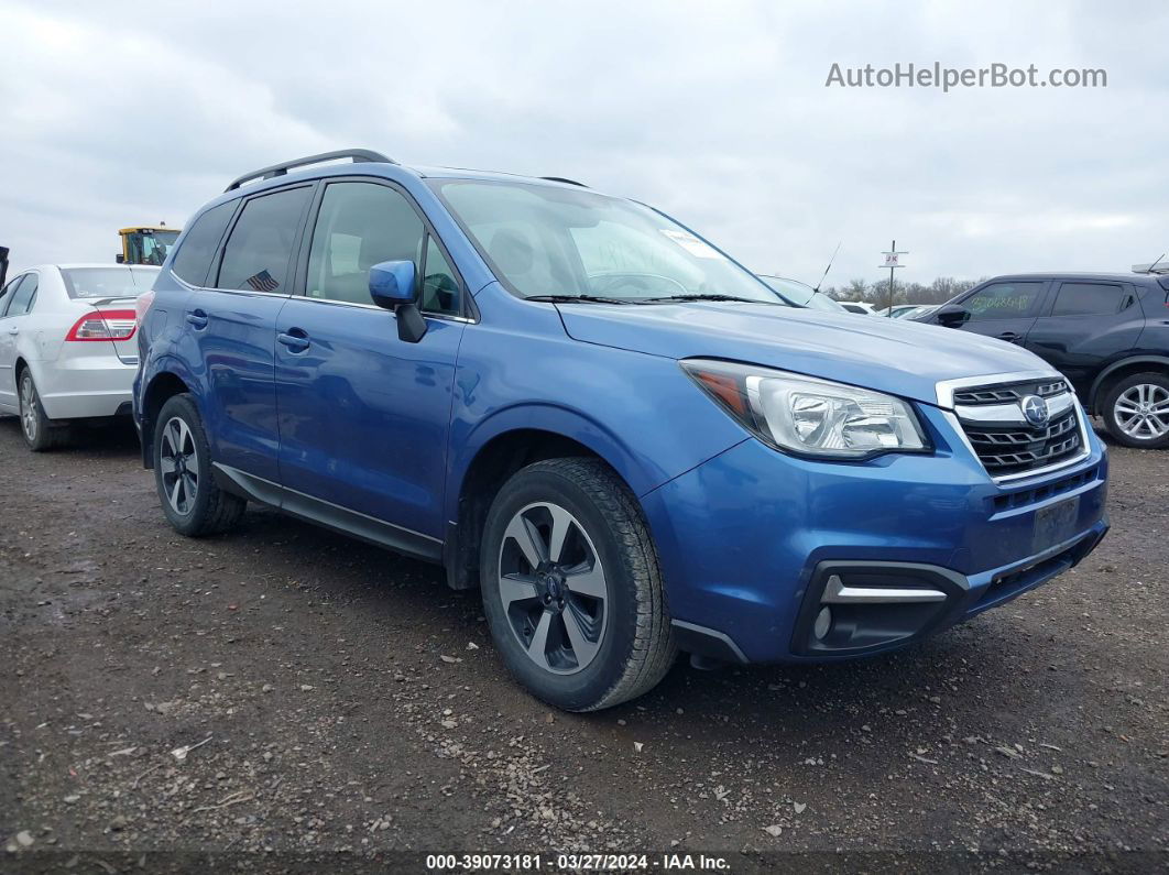 2017 Subaru Forester 2.5i Limited Синий vin: JF2SJAJC7HH571293