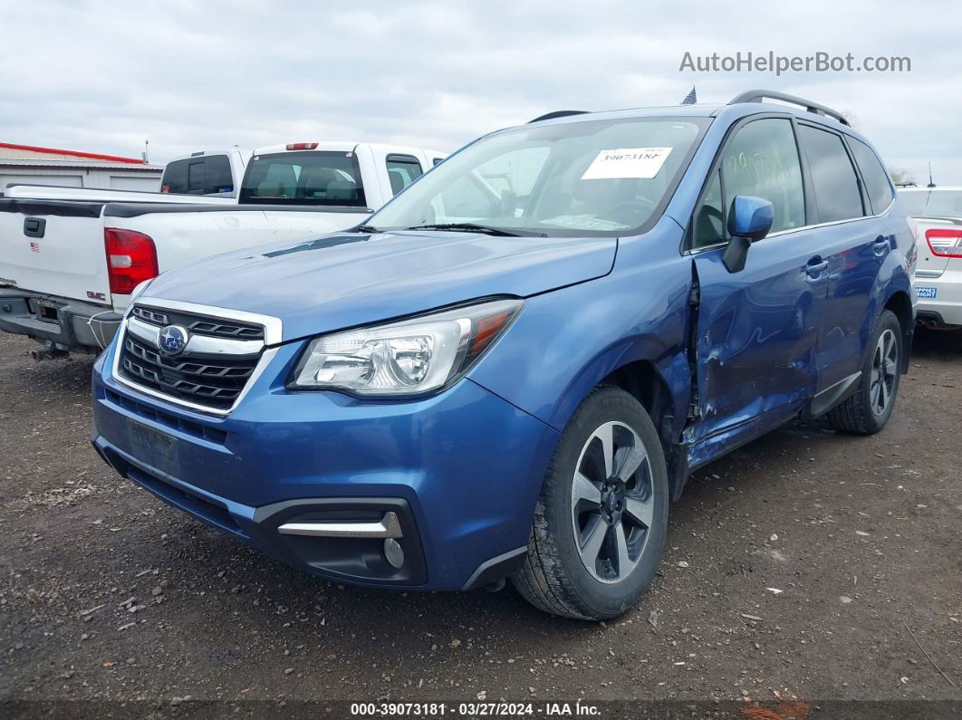 2017 Subaru Forester 2.5i Limited Синий vin: JF2SJAJC7HH571293