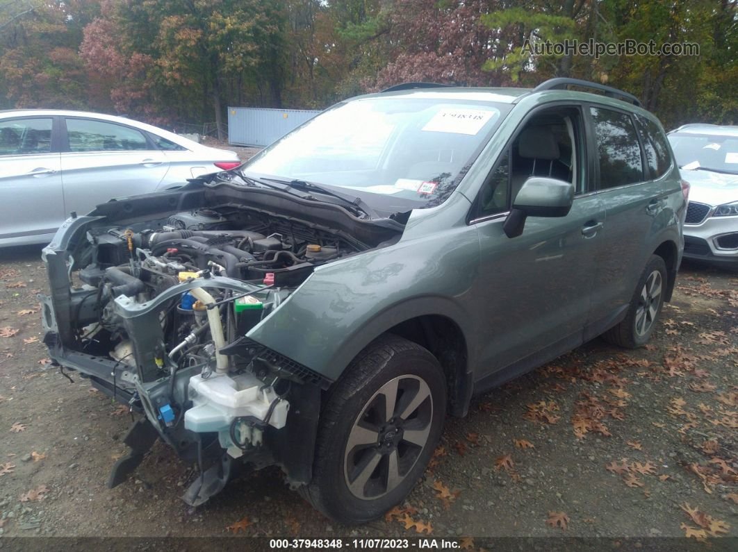 2018 Subaru Forester 2.5i Limited Green vin: JF2SJAJC8JH502327