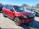 2017 Subaru Forester 2.5i Limited Maroon vin: JF2SJAJC9HH462141