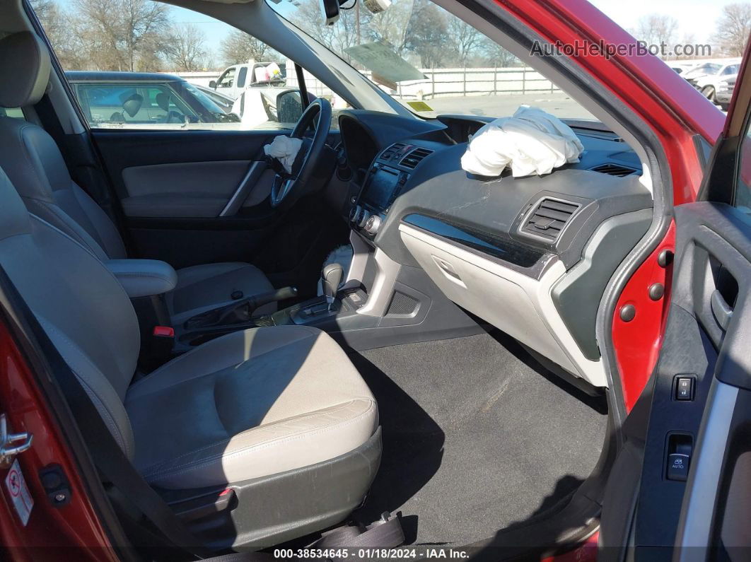 2017 Subaru Forester 2.5i Limited Maroon vin: JF2SJAJC9HH462141