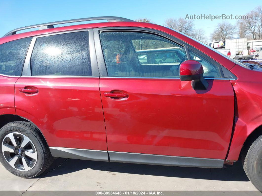 2017 Subaru Forester 2.5i Limited Maroon vin: JF2SJAJC9HH462141