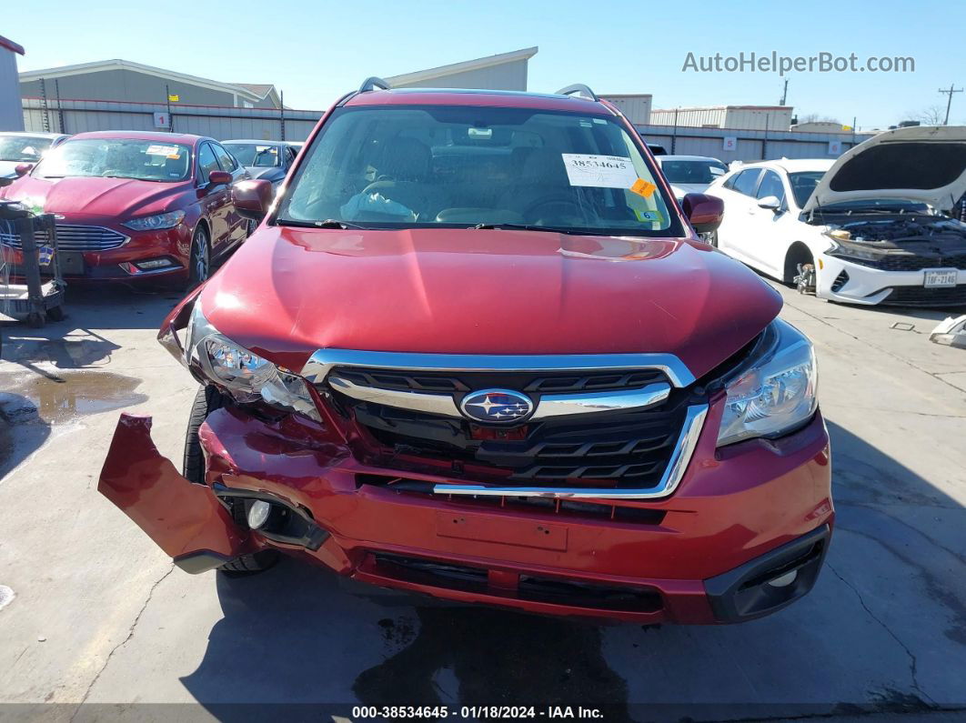 2017 Subaru Forester 2.5i Limited Maroon vin: JF2SJAJC9HH462141