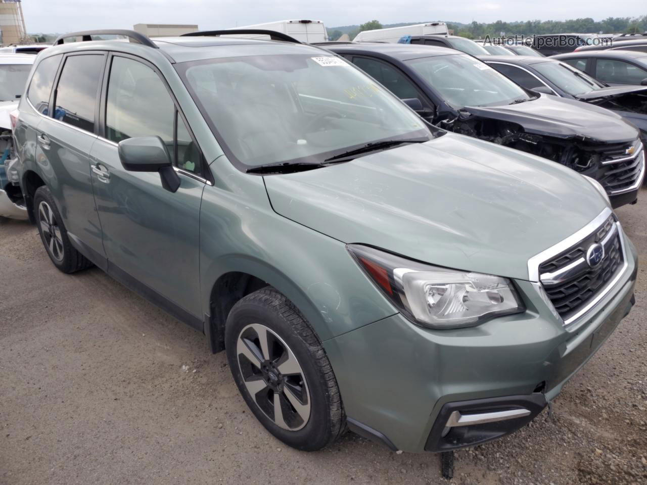 2017 Subaru Forester 2.5i Limited Green vin: JF2SJAJCXHH447230