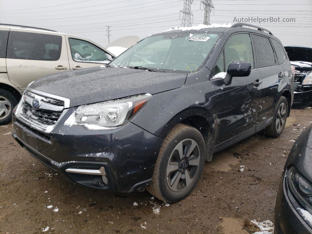 2017 Subaru Forester 2.5i Limited Угольный vin: JF2SJAJCXHH571210