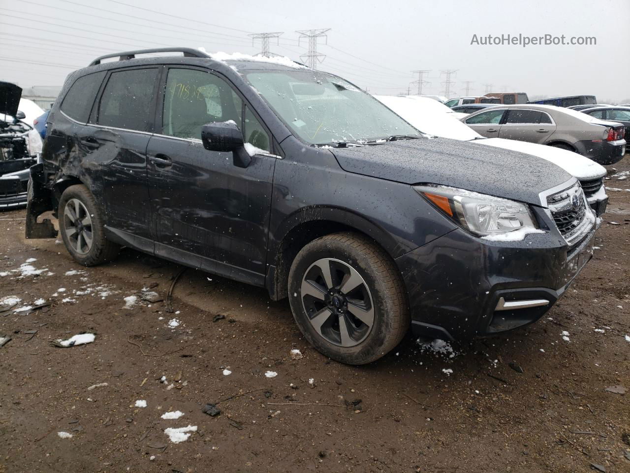 2017 Subaru Forester 2.5i Limited Угольный vin: JF2SJAJCXHH571210