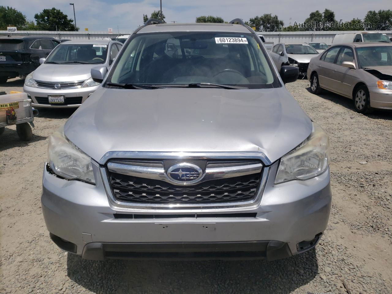 2015 Subaru Forester 2.5i Limited Gray vin: JF2SJAKC1FH503065