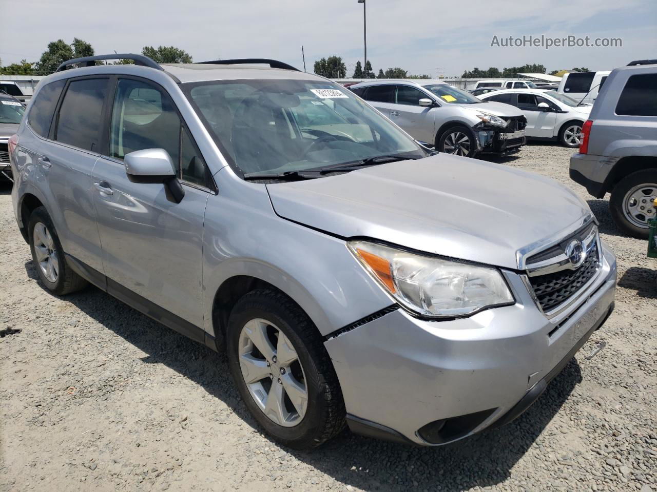 2015 Subaru Forester 2.5i Limited Gray vin: JF2SJAKC1FH503065