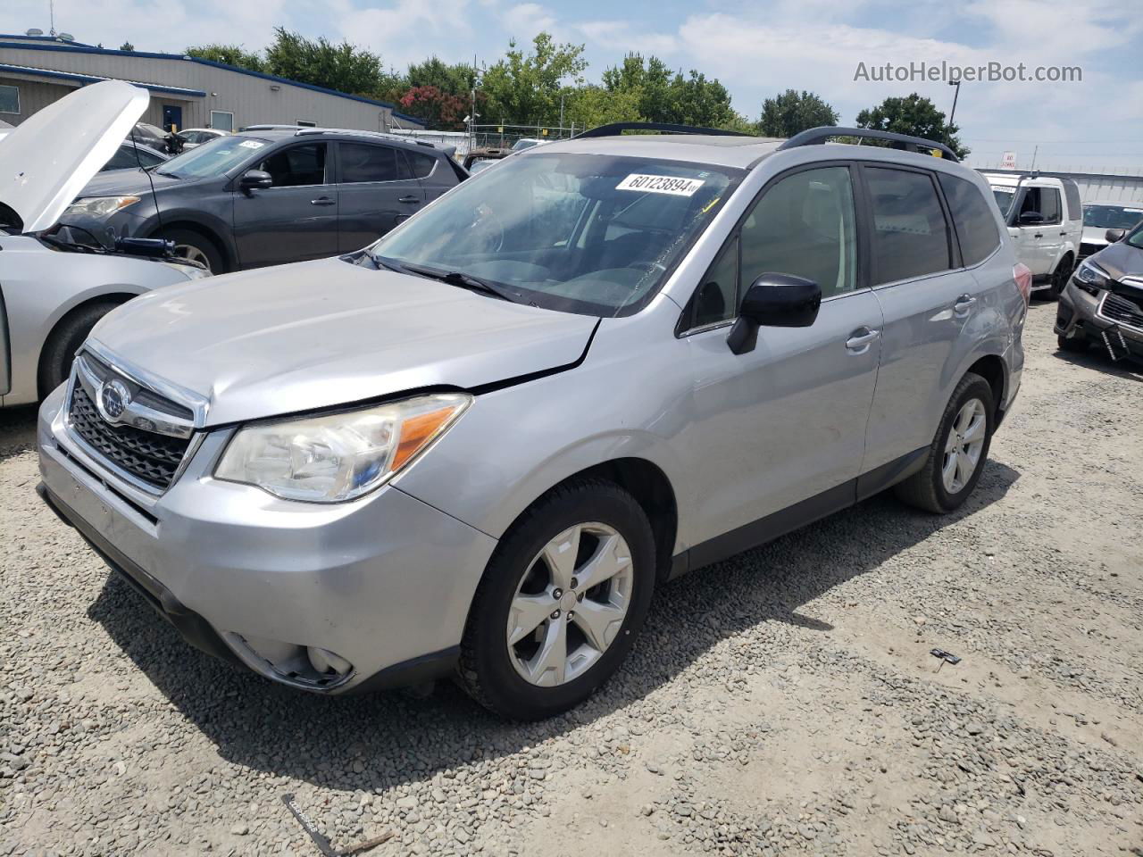 2015 Subaru Forester 2.5i Limited Gray vin: JF2SJAKC1FH503065