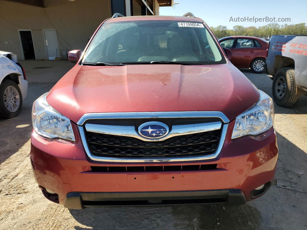 2016 Subaru Forester 2.5i Limited Red vin: JF2SJAKC2GH419676