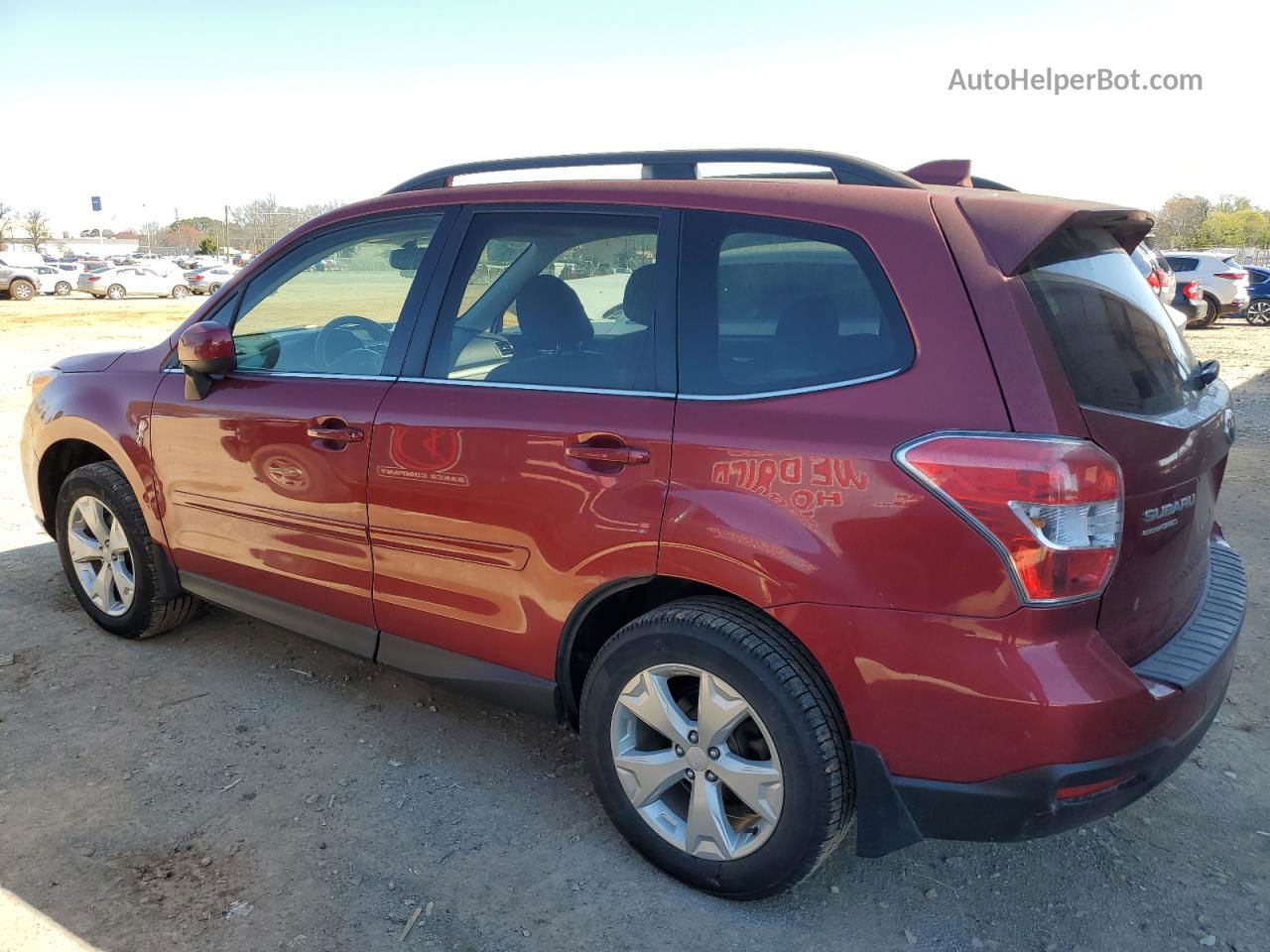 2016 Subaru Forester 2.5i Limited Red vin: JF2SJAKC2GH419676