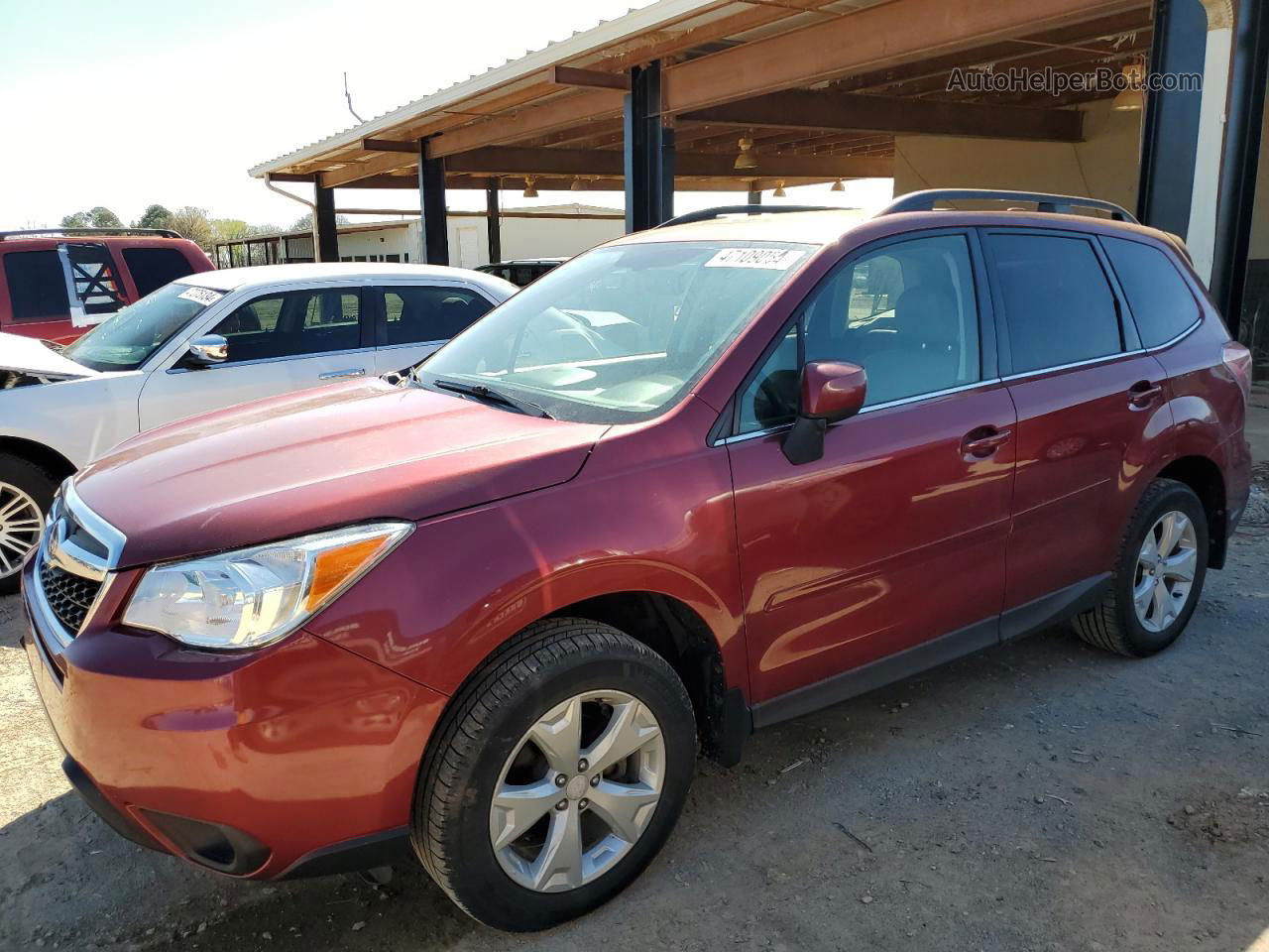 2016 Subaru Forester 2.5i Limited Red vin: JF2SJAKC2GH419676