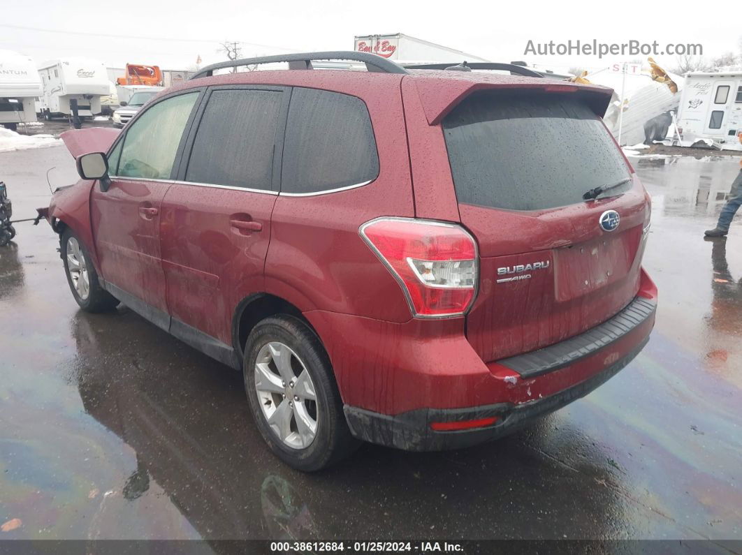 2015 Subaru Forester 2.5i Limited Red vin: JF2SJAKC6FH446958