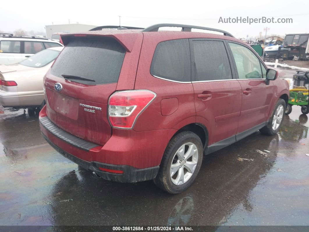 2015 Subaru Forester 2.5i Limited Red vin: JF2SJAKC6FH446958