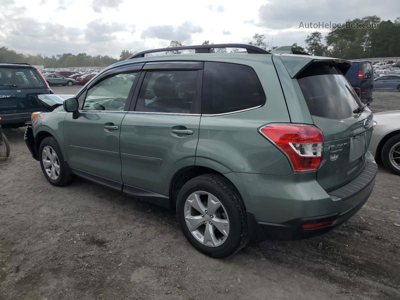 2016 Subaru Forester 2.5i Limited Green vin: JF2SJAKC9GH414037