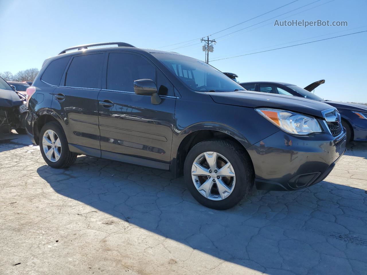 2016 Subaru Forester 2.5i Limited Black vin: JF2SJAKCXGH565775