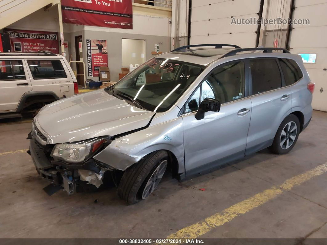 2017 Subaru Forester 2.5i Limited Silver vin: JF2SJALC2HH534794