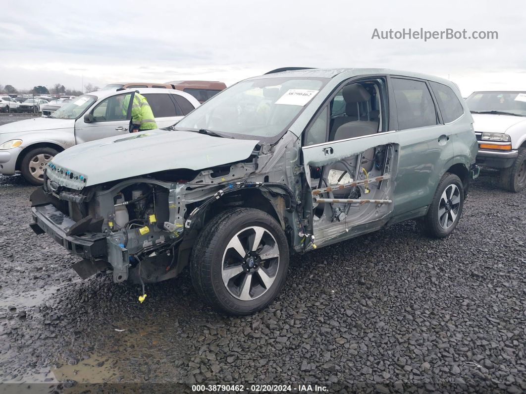 2018 Subaru Forester 2.5i Limited Green vin: JF2SJALC5JH566791