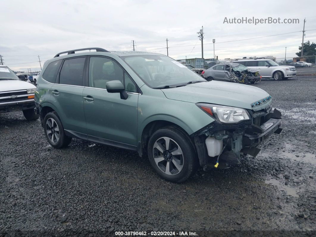 2018 Subaru Forester 2.5i Limited Green vin: JF2SJALC5JH566791