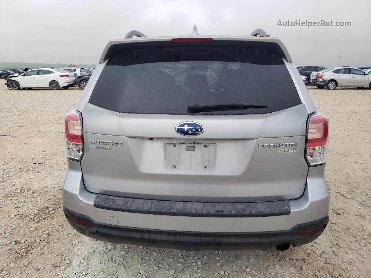 2017 Subaru Forester 2.5i Limited Silver vin: JF2SJALC6HH411080