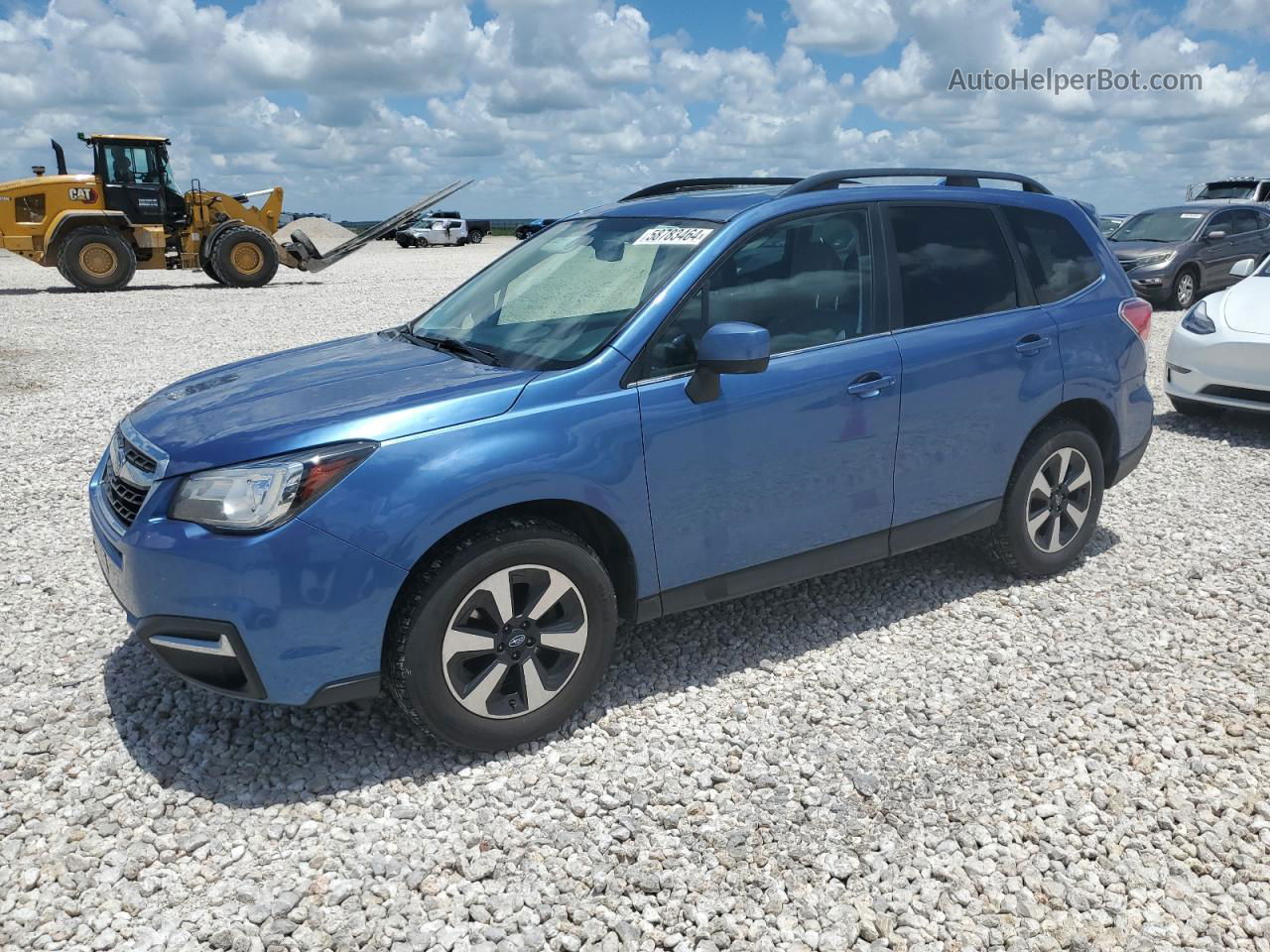 2018 Subaru Forester 2.5i Limited Blue vin: JF2SJARC0JH469991