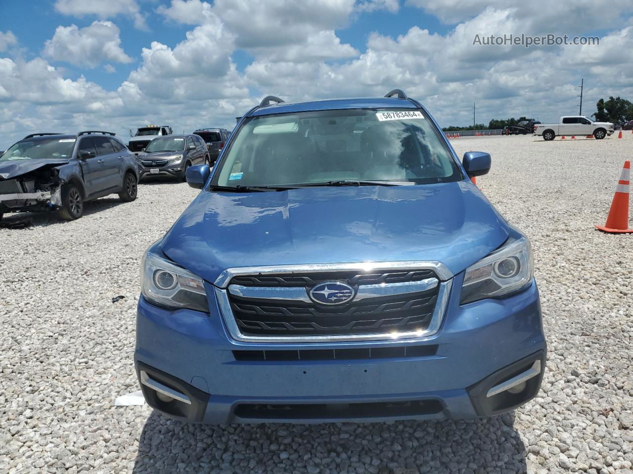 2018 Subaru Forester 2.5i Limited Синий vin: JF2SJARC0JH469991