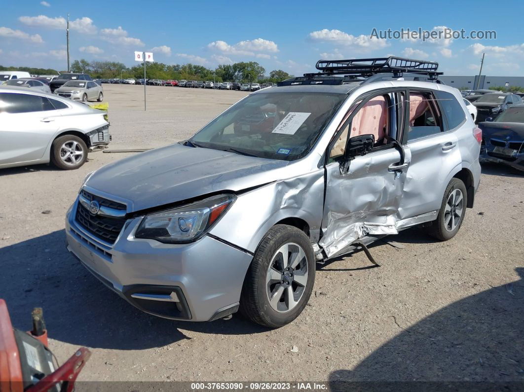 2018 Subaru Forester 2.5i Limited Silver vin: JF2SJARC0JH549520