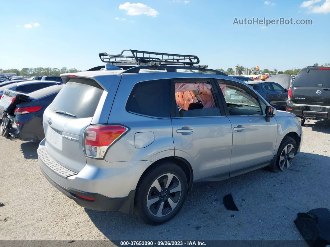 2018 Subaru Forester 2.5i Limited Silver vin: JF2SJARC0JH549520