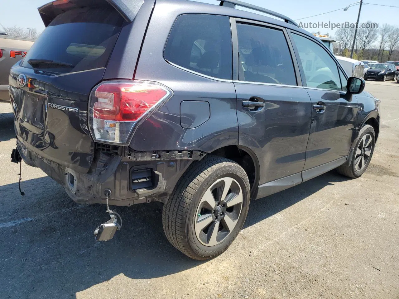 2018 Subaru Forester 2.5i Limited Gray vin: JF2SJARC0JH611465