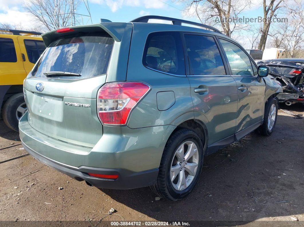 2016 Subaru Forester 2.5i Limited Green vin: JF2SJARC1GH405788