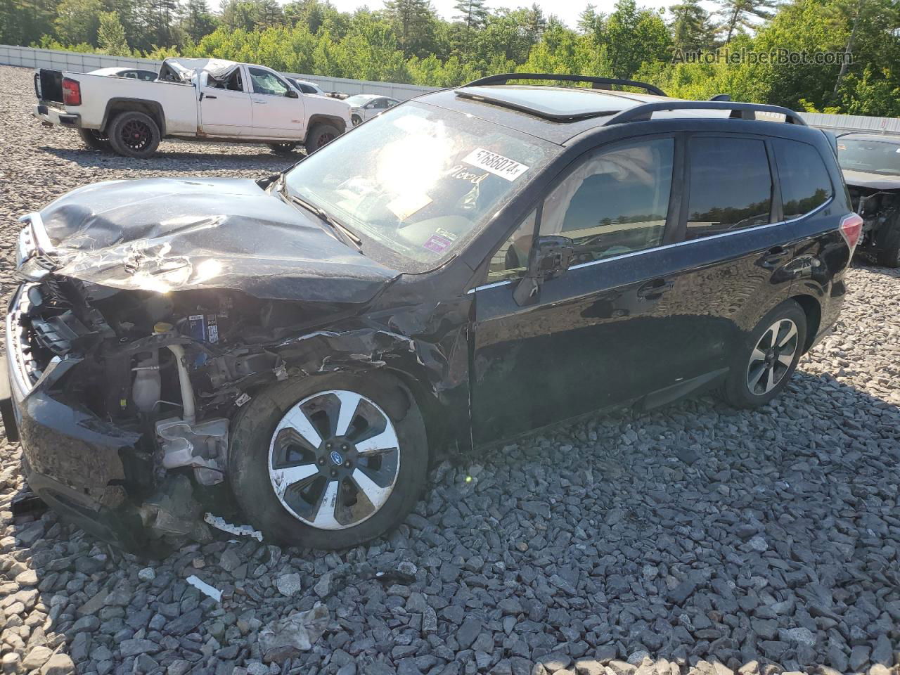 2017 Subaru Forester 2.5i Limited Black vin: JF2SJARC1HH444897