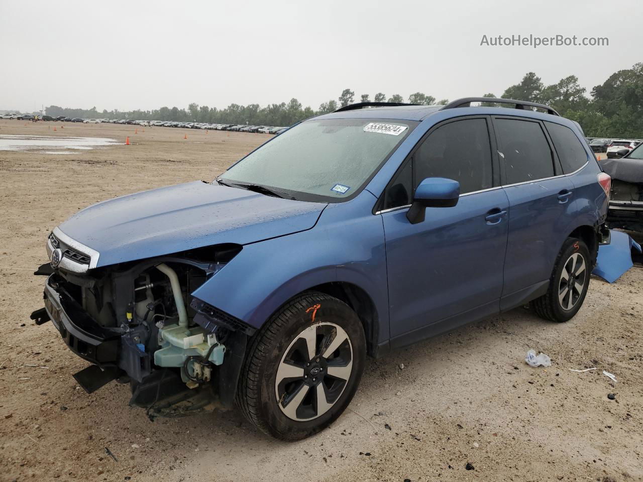 2018 Subaru Forester 2.5i Limited Blue vin: JF2SJARC1JH464623