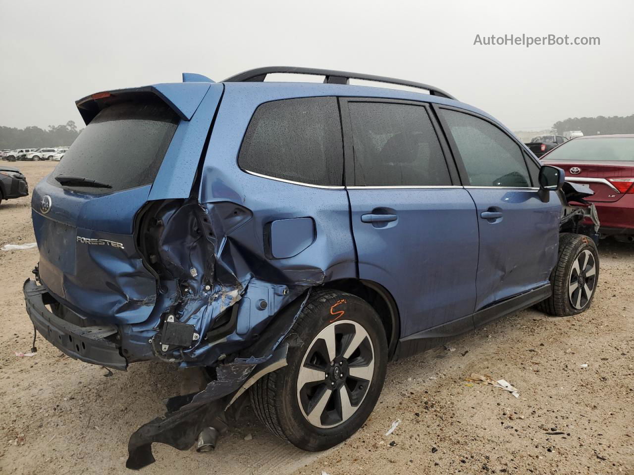 2018 Subaru Forester 2.5i Limited Blue vin: JF2SJARC1JH464623