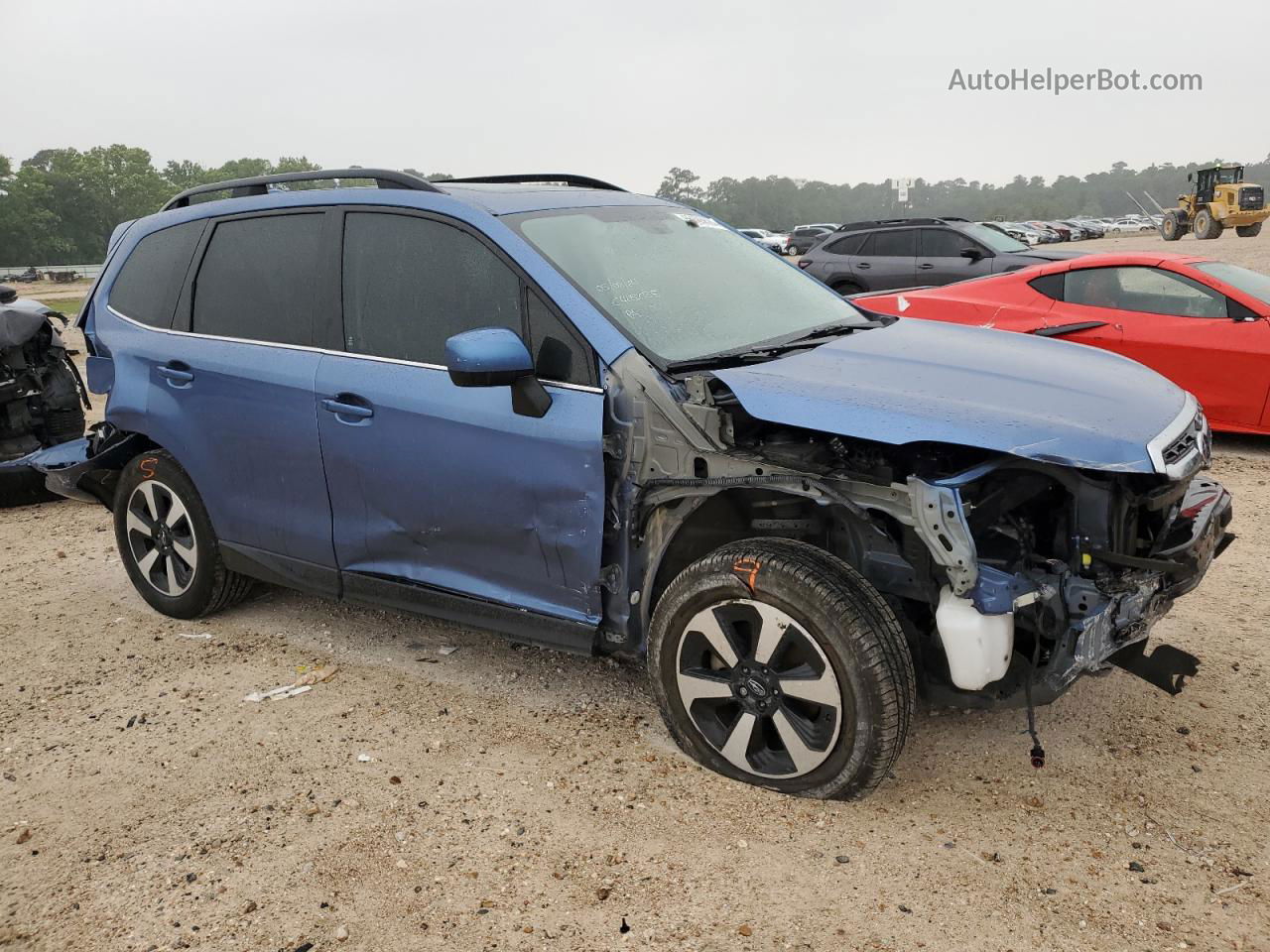 2018 Subaru Forester 2.5i Limited Blue vin: JF2SJARC1JH464623