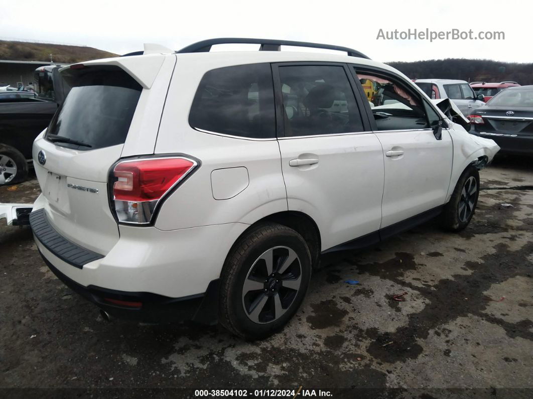 2018 Subaru Forester 2.5i Limited White vin: JF2SJARC1JH509155