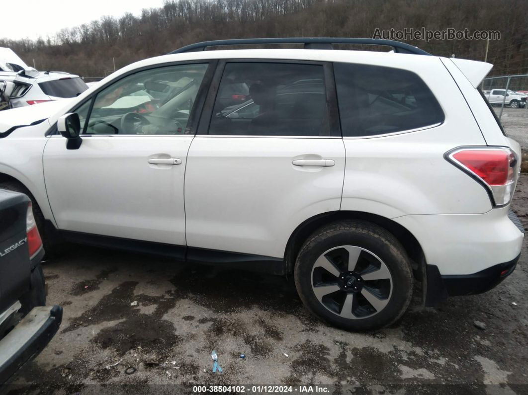 2018 Subaru Forester 2.5i Limited White vin: JF2SJARC1JH509155