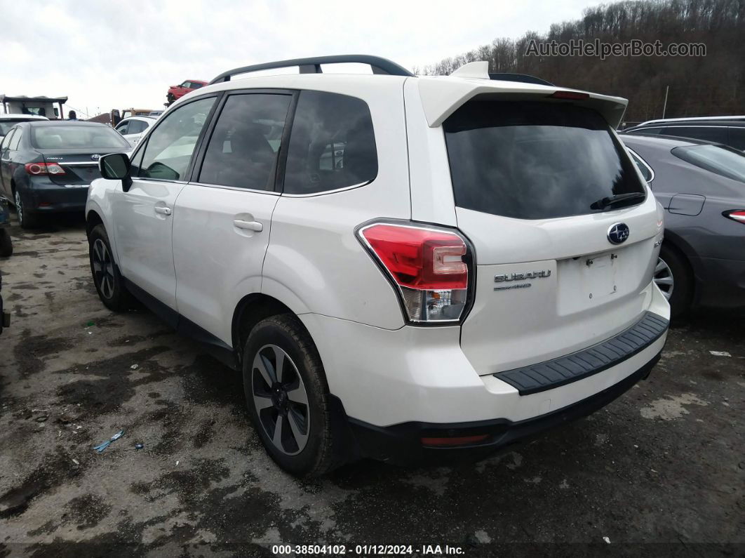 2018 Subaru Forester 2.5i Limited White vin: JF2SJARC1JH509155