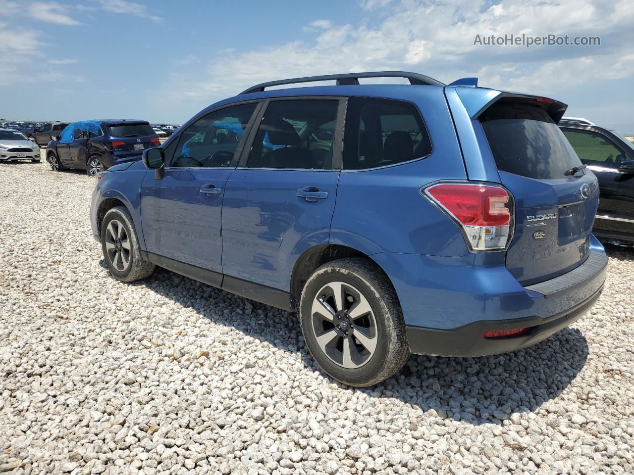 2018 Subaru Forester 2.5i Limited Blue vin: JF2SJARC1JH544908