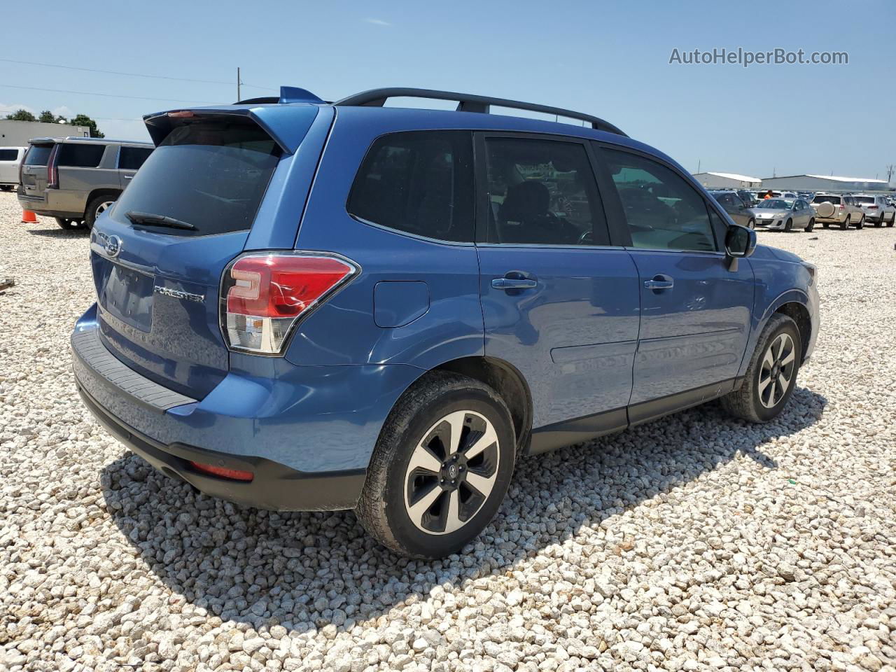 2018 Subaru Forester 2.5i Limited Blue vin: JF2SJARC1JH544908