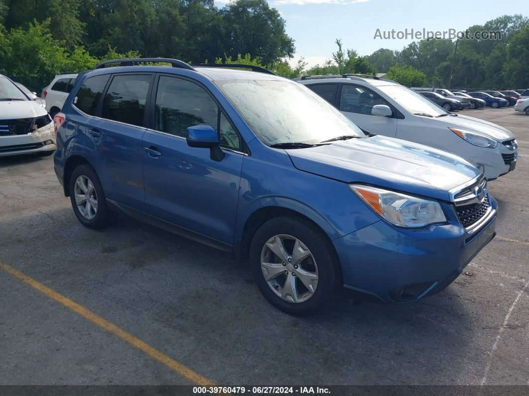 2015 Subaru Forester 2.5i Limited Blue vin: JF2SJARC3FH413843