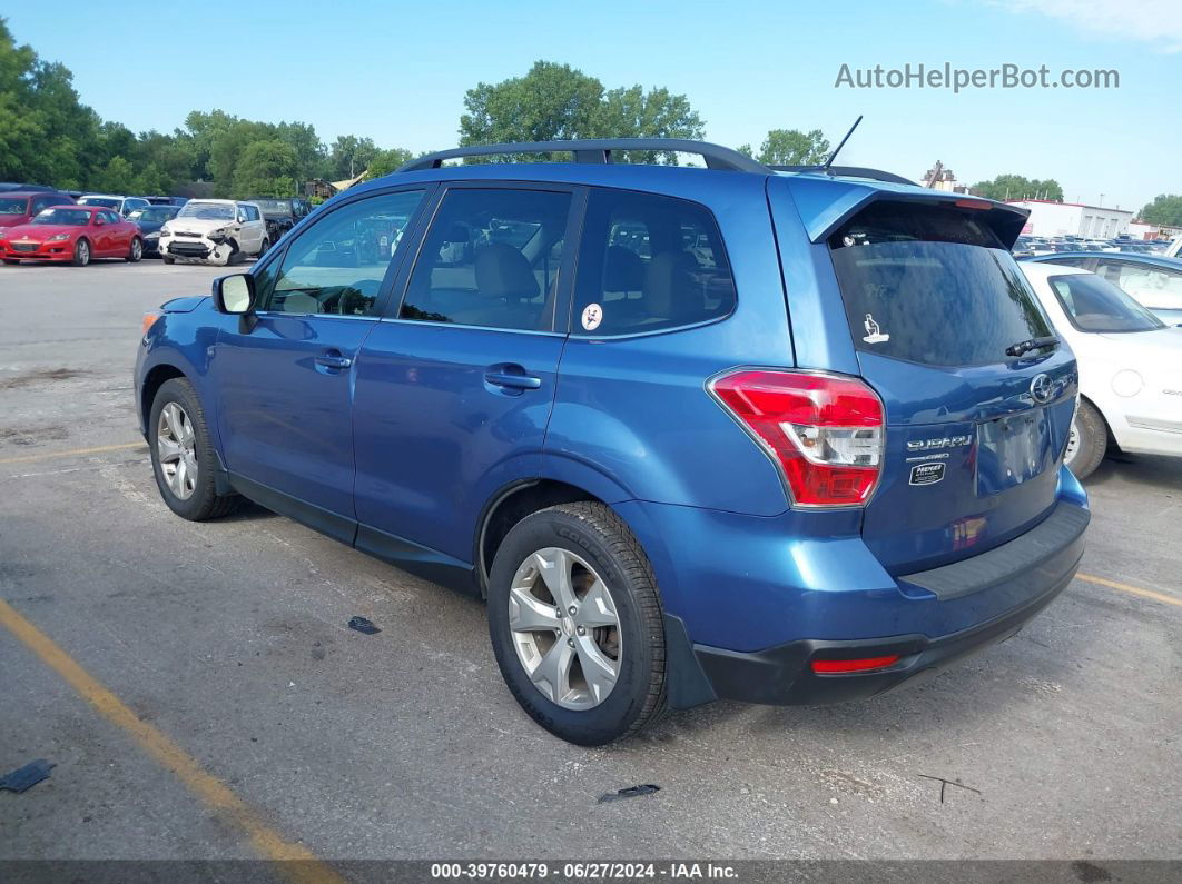 2015 Subaru Forester 2.5i Limited Blue vin: JF2SJARC3FH413843