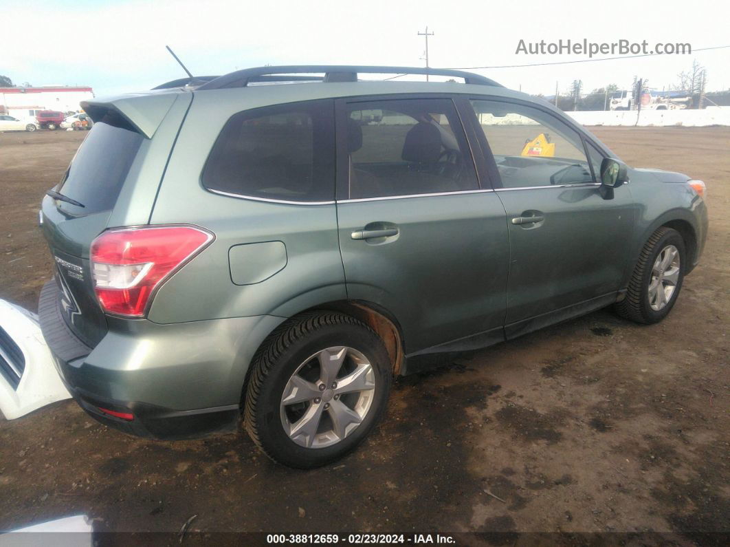 2015 Subaru Forester 2.5i Limited Green vin: JF2SJARC3FH501551