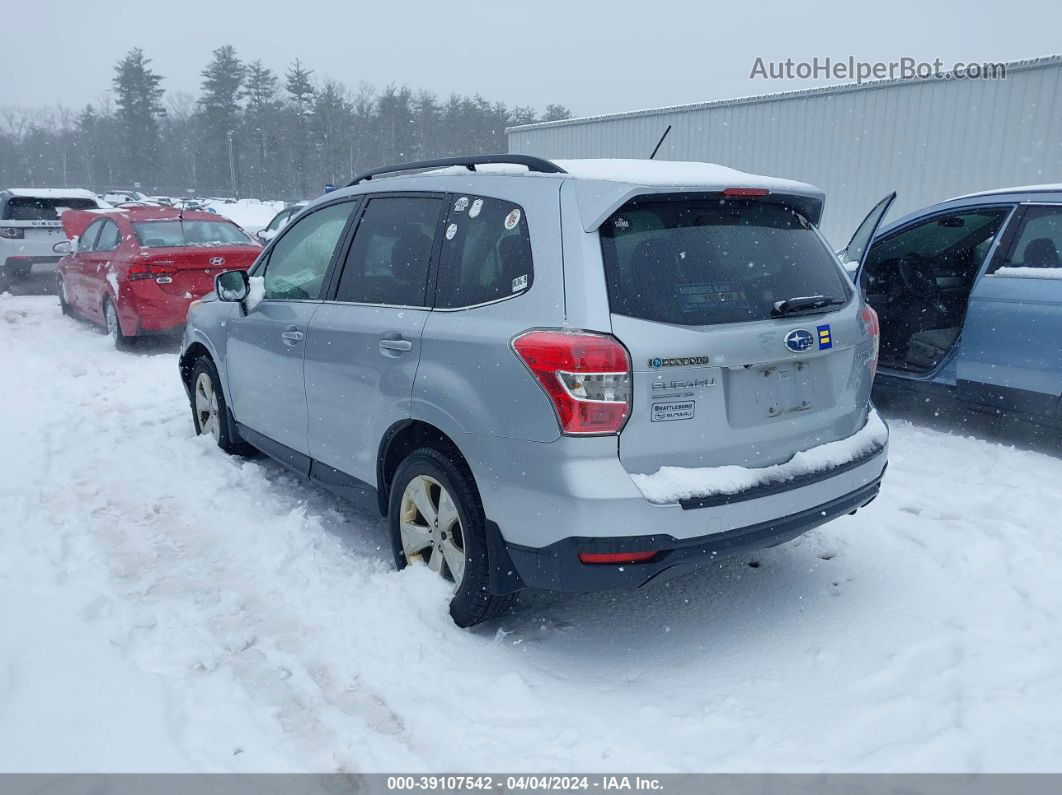 2015 Subaru Forester 2.5i Limited Silver vin: JF2SJARC3FH598363