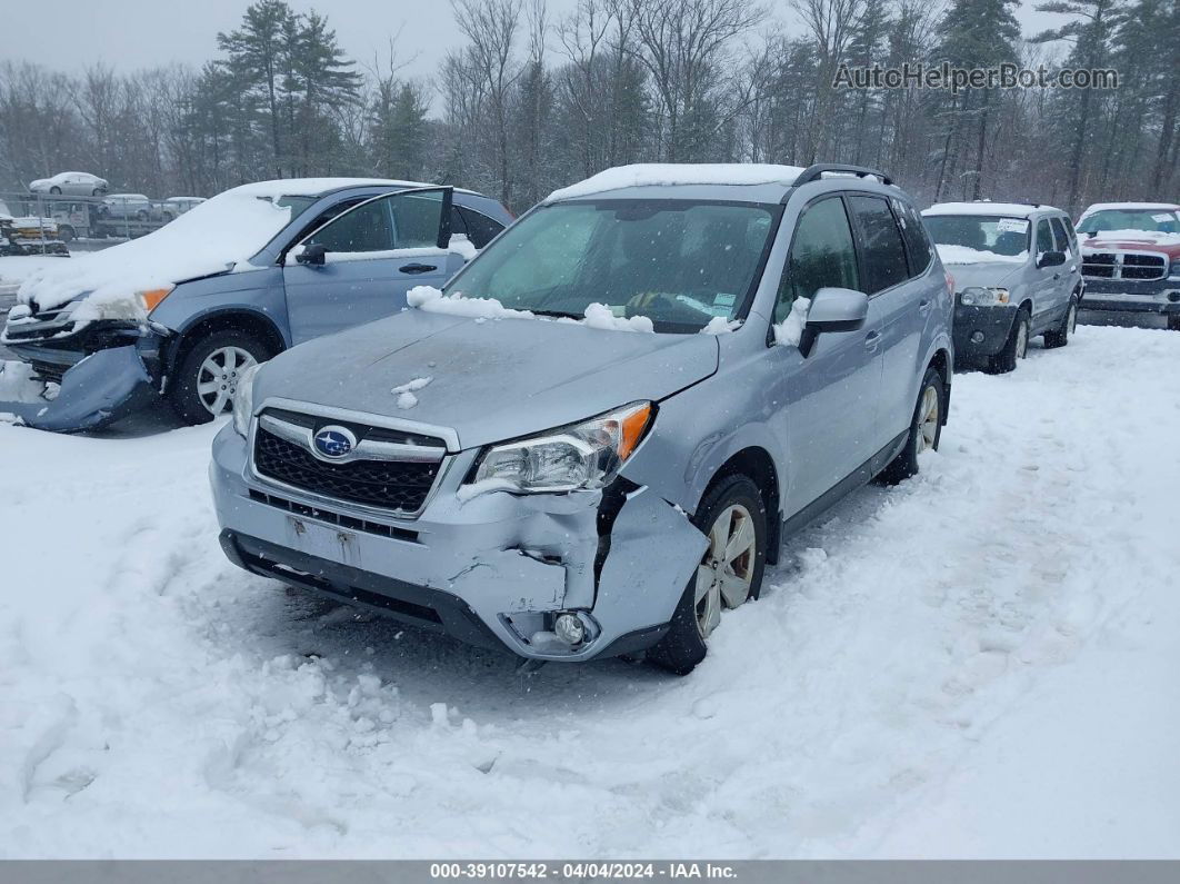 2015 Subaru Forester 2.5i Limited Silver vin: JF2SJARC3FH598363