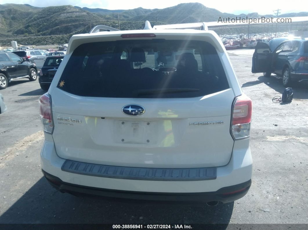 2018 Subaru Forester 2.5i Limited White vin: JF2SJARC3JH573536