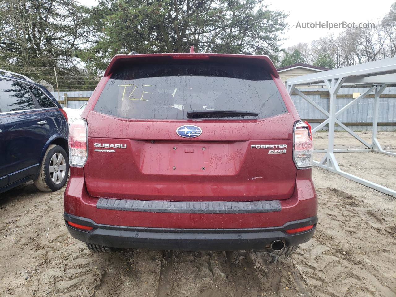 2017 Subaru Forester 2.5i Limited Red vin: JF2SJARC4HH513131